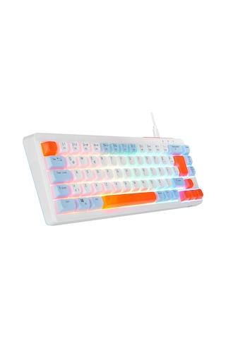 Acer Emachines, Eak810, Beyaz, Usb Kablolu, Rainbow Backlight, Membran Renkli Tuşlar, Türkçe Q, 68 T