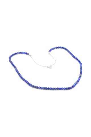 Hakiki Doğal Lapis Lazuli Taşı Kolye 1.Kalite Pembe