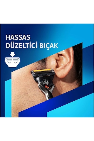 Gillette Fusion 5 Flexball Proglide Tıraş Makinesi + Yedek Tıraş Bıçağı 4'lü