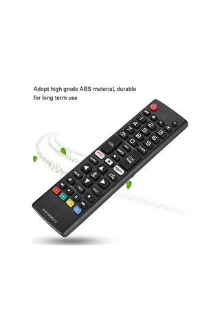 Için Evrensel Tv Uzaktan Kumanda Abs Yüksek Hassasiyetli Uzun Mesafe Akıllı Uzaktan Kumanda Yedek Akb75095315