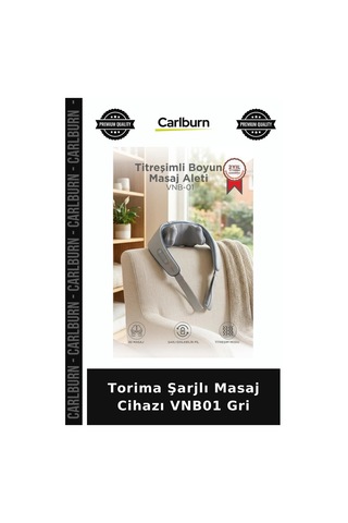 Premium Torima Şarjlı Masaj Cihazı Vnb01 Gri Ev Masajı Rahatlama Elektronik Çok Renkli