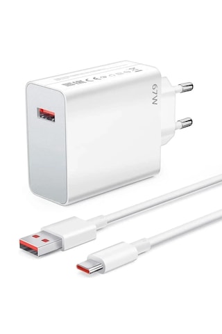 67w Hızlı Şarj Adaptörü Usb To Type-c Pd Destekli, Akıllı Hızlı Şarj Başlığı, Güvenli Güç Adaptör Standart