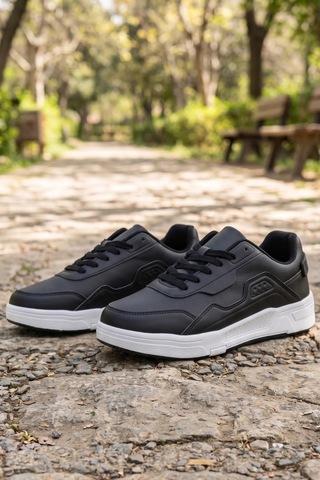 In Step City Walker Siyah Günlük Erkek Spor Ayakkabı