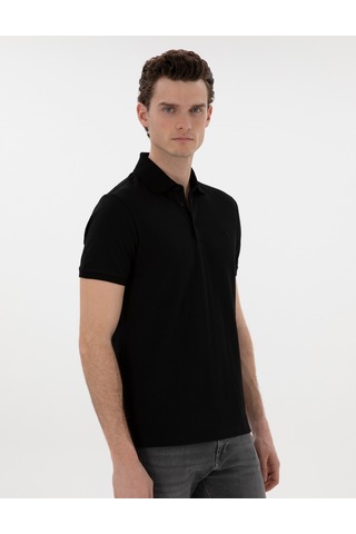 Pierre Cardin Erkek Siyah Tişört 50302608-vr046 Siyah