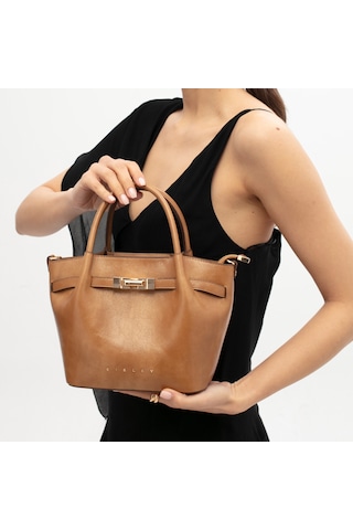 Sisley Camel Omuz Çantası Kadın Sly 426 Sısley