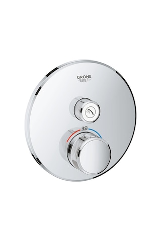Grohe Grohtherm Smartcontrol Tek Valfli Ankastre Termostatik Duş Bataryası - 29118000 krom