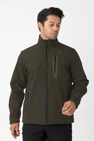 Crozwise Erkek Softshell Spor Mont Haki