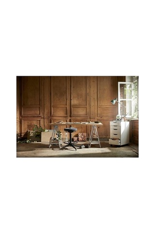 Ikea Mıttback Çalışma Masası Ayağı, Beyaz, 58x70/93 Cm