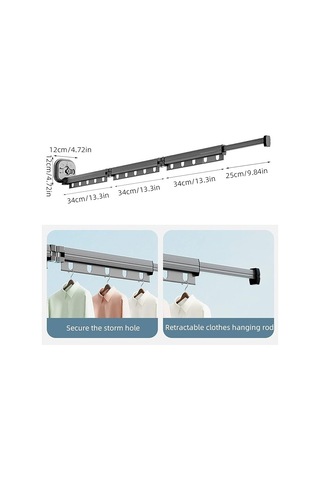 Pratik Katlanır Vakumlu Çamaşır Kurutma Askısı 180 / 360 derece