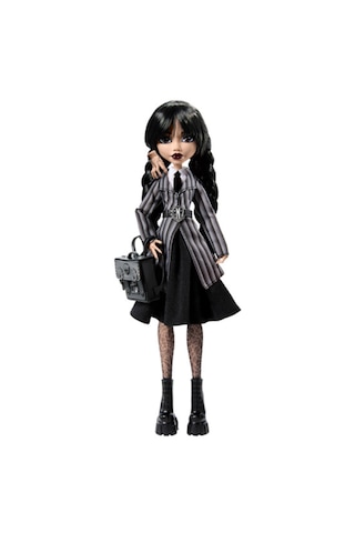 Monster High Wednesday Okul Üniformalı Bebek HXJ04