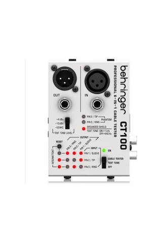 Behrınger Ct100 Professional 6-in-1 Cable Tester