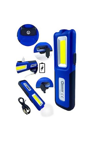 Arm Profesyonel Esen109 420 Lümen Şarjlı Mıknatıslı Led Fener Lam
