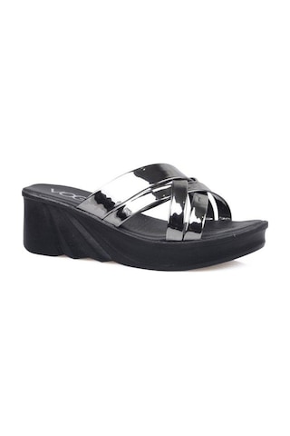Voga 2104 Dolgu Topuk Comfort Casual Kadın Terliği
