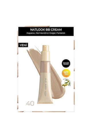 Alix Avien Doğal Parlaklık Sağlayan Nemlendiren Natlook BB Cream SPF15 40 Medium To Dark