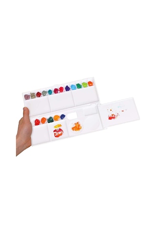 Hobi Market Art Çok Fonksiyonlu Plastik Palet 10x21 Cm.