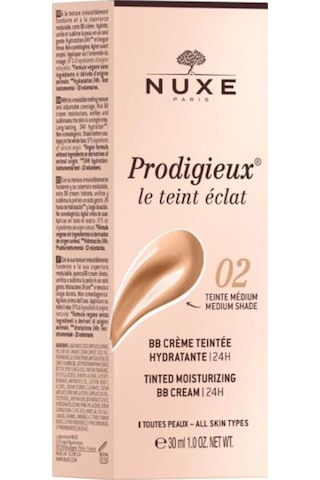 Nuxe Prodigieux Tinted Moisturizing BB Cream 02 Medium Shade