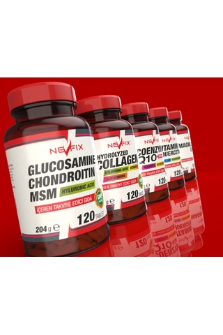 Nevfix Glukozamin Kondroitin Msm Yumurta Kabuğu 120 Tablet