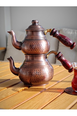 Moda Bakır Mini Boy Bakır Çaydanlık Oksit Oksit