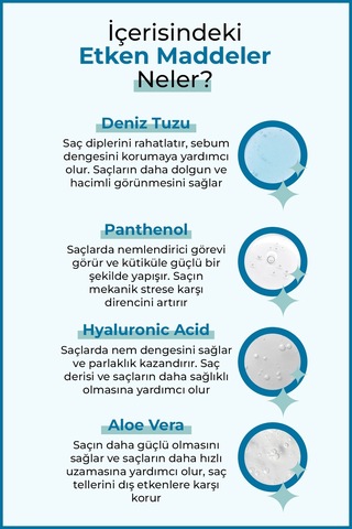 Enzym Cosmetıcs Hacim Ve Dolgunluk Veren, Saç Şekillendirici Deniz Tuzu Saç Bakım Spreyi 200 Ml