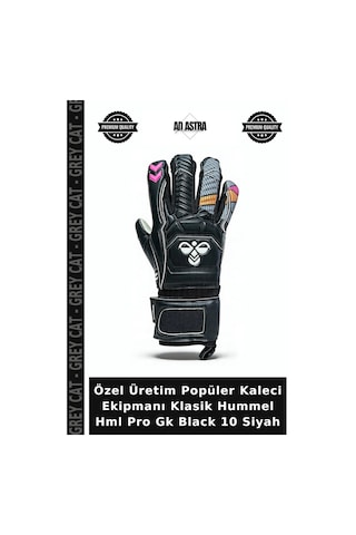 Grey Cat Özel Üretim Popüler Kaleci Ekipmanı Klasik Hummel Hml Pro Gk Black 10 Siyah Standart