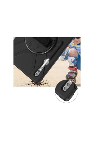 Samsung Galaxy Uyumlu Tab S8 Ultra Sm-x900 Defender Askılı Zırhlı Tank Case