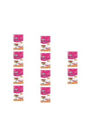 Vindex Vakumlu Giyisi Yastık Yorgan Saklama Torbası Poşeti Hurç - Jumbo - 73x130 Cm. - 10 Paket 140l