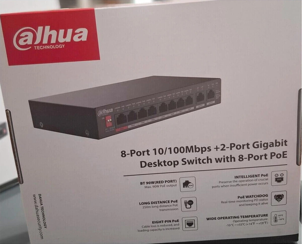 8 Port Poe Switch-115541