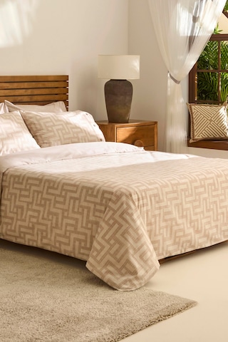 Kaşmir Home Sorento Çift Kişilik Nevresim Takımı Bej Bej