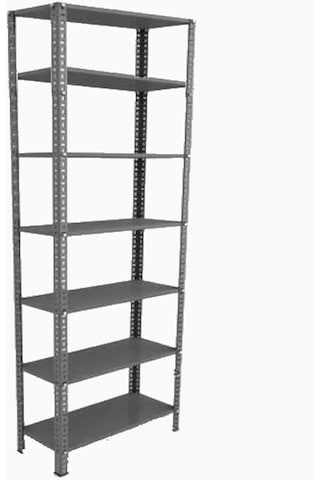 43x60x250 7 Katlı Çelik Raf Galvaniz
