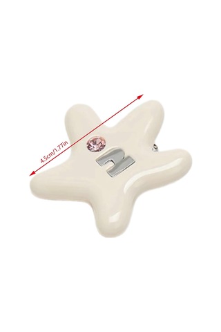 Denizyıldızı Şeklinde Saç Tokası Moda Saç Tokaları Partiler0008 Diğer