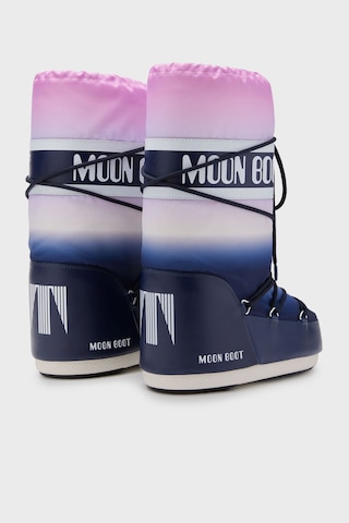 Moon Boot Kadın Kar Botu 80d1402920 F003 Mavi-Siyah Mavi - Siyah