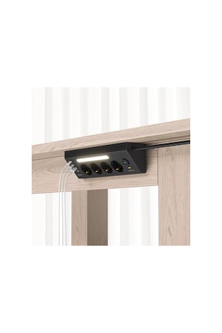 Çoklu Gece Lambalı Priz Yüksek Gerilim Korumalı 4'lü Priz 2xusb 2xtype-c Çıkışlı Grup Priz Çoğaltıcı 2 M