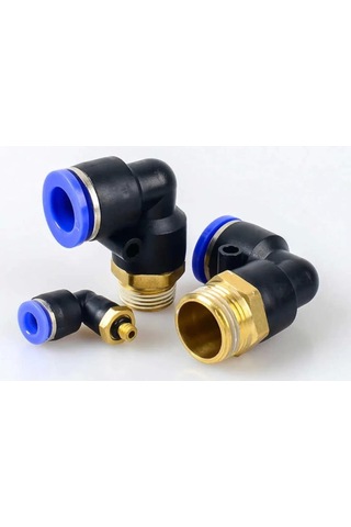 3/8 - 14 Mm Pnömatik Dirsek Bağlantı