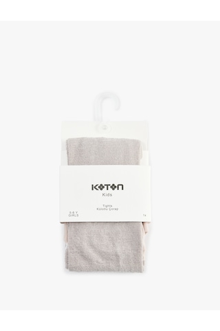Koton 20 Den Basic Külotlu Çorap Pembe 7wkg80201aa Gül