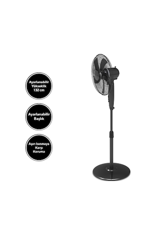 Kumtel Ktf-330 Siyah Vantilatör