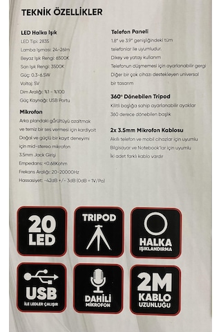 Starcom Pu-480 Tripod Canlı Yayın Seti