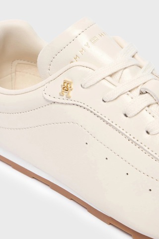Tommy Hilfiger Deri Sneaker Ayakkabı Kadın Ayakkabı Fw0fw09495 Aeo Bej