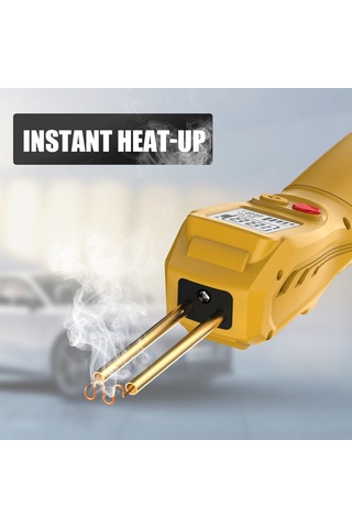 Yaozixa Kablosuz Plastik Kaynak Makinesi - Lcd Ekranlı, Pil Li-poly İle, Hızlı Isıtma, Çeşitli Tamir İşlemleri İçin Sarı