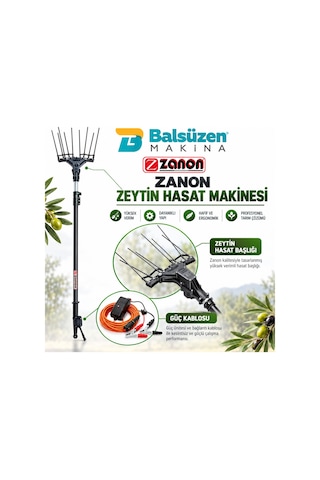 Zanon Karbonium Evo Al300 33v Teleskopik Zeytin Hasat Makinesi