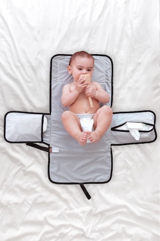 Bebek Alt Açma Bakım Çantası Organizerli Anne Bebek Yenidoğan Değiştirme Minderi Bb-504