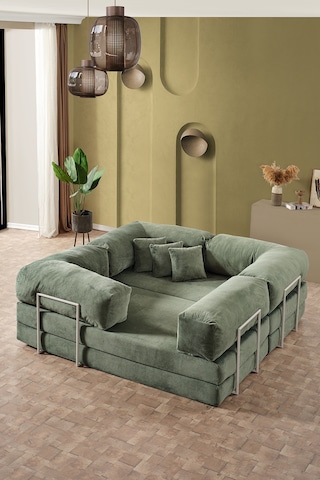 Legom Lucas Aktivite Koltuğu Yatak Olabilen Çok Amaçlı Kanepe L Koltuk Yeşil Yeşil