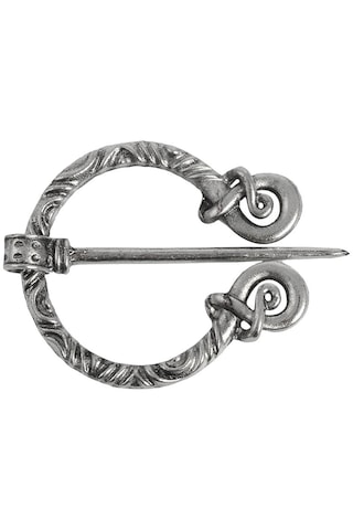 Homyl Viking İskandinav Broş Şal Palto Eşarp Pimi Ortaçağ Antik Gümüş 4 Çok Renkli