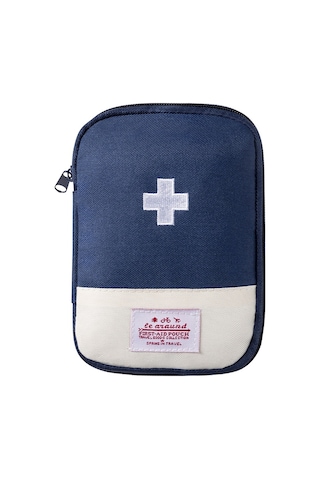 Sones Seyahat Ev Taşınabilir Tıbbi Çanta, Renk: Mavi Küçük
