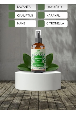 Lavendrose Kene Ve Sivrisinek Kovucu Sprey %100 Doğal 100 Ml 6 Ç