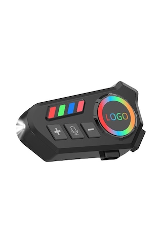Çeşithane K06 Motosiklet Kask Kulaklığı Su Geçirmez Bluetooth 5.4, 40 Saat Çalma Süresi, Led Işıkl