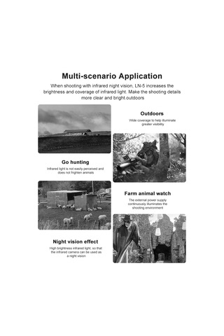 Ordro Ln-5 Mini Ir Video Kamera Gece Görüş Işığı Siyah Siyah