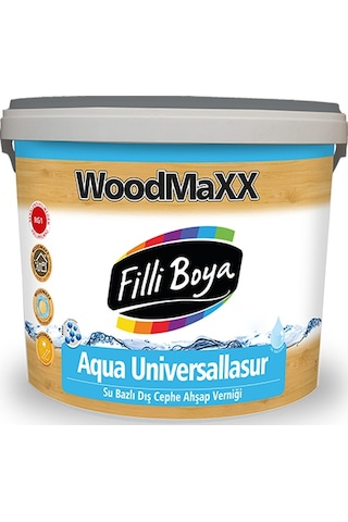 Filli Boya Universallasur Su Bazlı Dış Cephe Ahşap Verniği 2,5 L