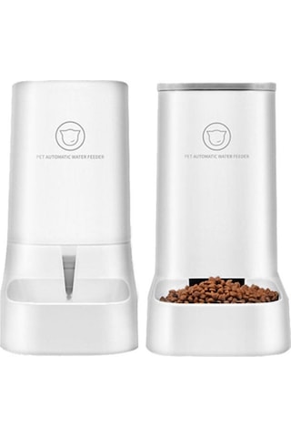 Eastmeeetwest 2 Parçalı Otomatik Evcil Hayvan Yemek Ve Su Kabı Seti