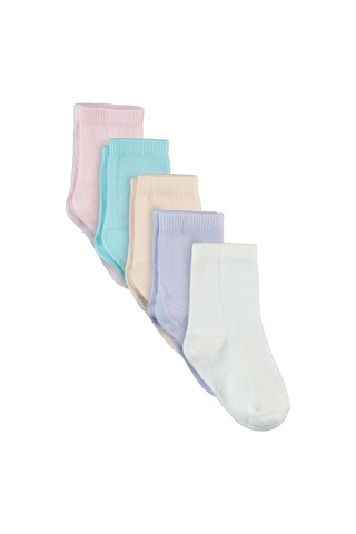 Civil Baby Kız Bebek 5'li Çorap 6-18 Ay Pudra D3e08025824s1 Pudra