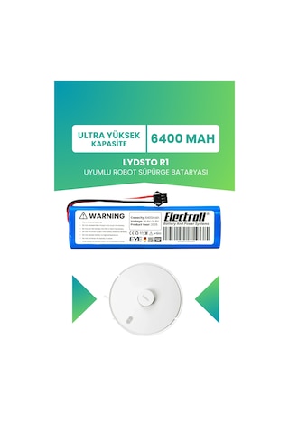 Lydsto R1 Batarya 6.400mah Pil Robot Süpürge Batarya